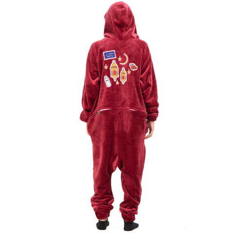 Snuggs Blanket Onesie Dark Red فانوس رمضان